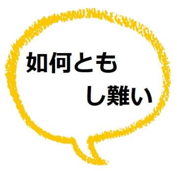 如何とも
